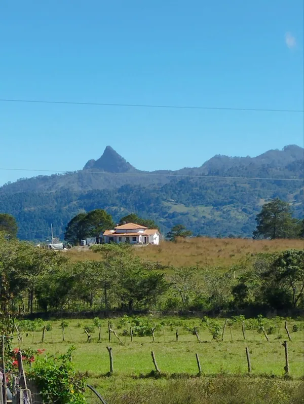 casa ecologica enfrente de montana